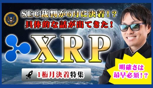 【投資】XRP特集！リップル社CEOが6月決着あると発言！？2023年中に決着が見込まれるSEC裁判について今開催中のダボス会議で語る真意とは？わかりやすく解説！