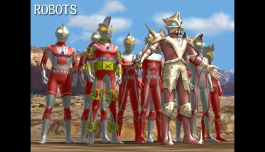 [MMD CUP 18] Ultraman's 50 year history. ULTRAMAN SERIES 50th YEAR ANNIVERSARY! [ MikuMikuDance ]