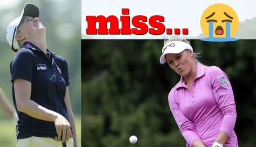 【ゴルフ】思わず苦笑い…！？女子ゴルフのミスショット集！！【LPGA】Collection of Miss Shots！！