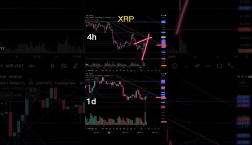 【XRP】1/3 ショートポイント解説 短期チャート分析 仮想通貨 リップル
