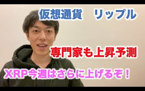 仮想通貨 リップル 専門家も上昇予測 XRP今週はさらに上げるぞ！