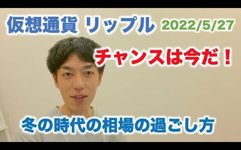 仮想通貨 リップル チャンスは今だ！冬の時代の相場の過ごし方 2022/5/27