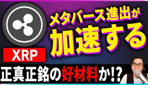 【暗号資産XRP】リップルはメタバースに進出！事業拡大へ！【仮想通貨】【メタバース】【NFT】【投資】【副業】【初心者】