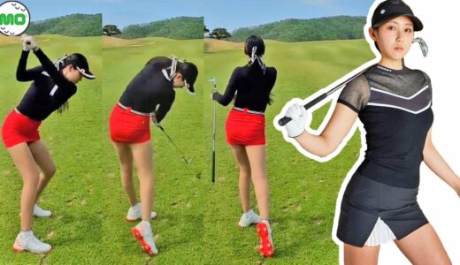 ホ・ウンジ 許恩智 Her Eun Ji  韓国の女子ゴルフ スローモーションスイング!!!