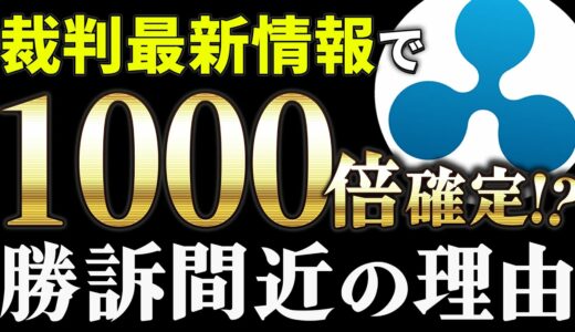 【リップル】勝訴ほぼ確定で1000倍！？今すぐリップルを購入すべき理由とは？【XRP】【仮想通貨女子】