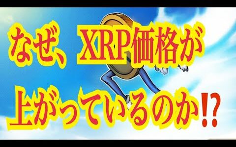 【仮想通貨リップルXRP情報局】なぜ、XRP価格が上がっているのか⁈