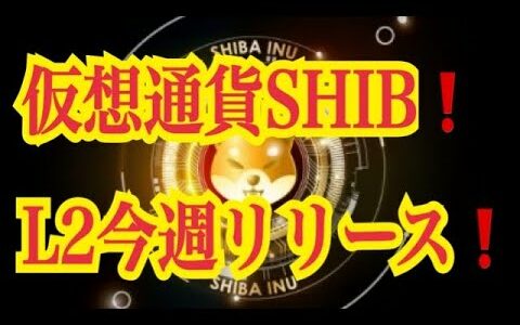 【仮想通貨リップルXRP情報局】仮想通貨SHIB！！L2今週リリース！！