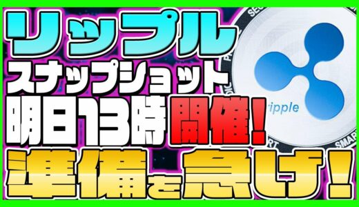 【リップル(XRP)】第2のフレアトークン スナップショット 明日13時開催 準備を急げ！【仮想通貨】【裁判】【最新】【今後】【FLR】【デリゲート】