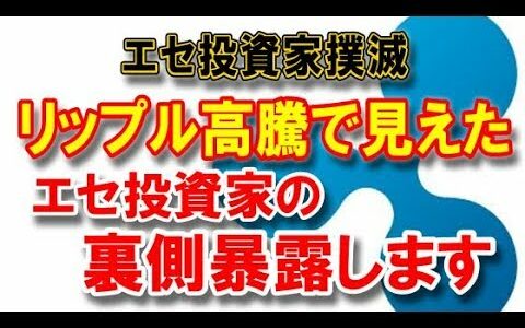 【仮想通貨】リップル高騰の裏に潜むエセ投資家の闇…あなたの情報は確かですか？