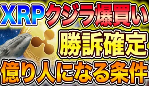 リップル勝訴確定的でクジラが爆買い中‼︎【絶対にリーク情報漏れてます。】【仮想通貨】【ビットコイン/XRP /リップル】