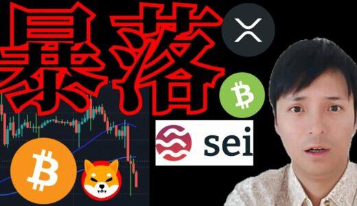 暴落の理由！ 爆上げ前の下げ？ リップル裁判 (仮想通貨 BTC ETH XRP BCH SHIB SEI ドル円 相場分析)