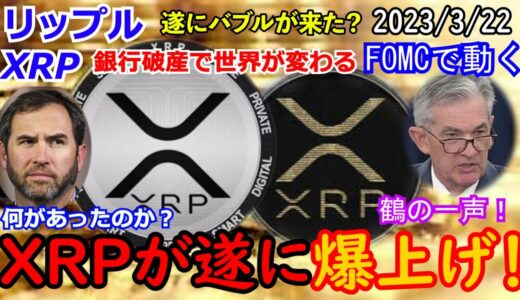 リップル（XRP）が爆上げ！その理由は何？リスクオンでまだまだ仮想通貨は上昇する！？FOMCで動きが決まる！