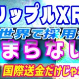 【リップル（XRP）】SBIがリップルODL採用計画！だが国際送金だけじゃない！【仮想通貨】ダークホースはCBDCか？