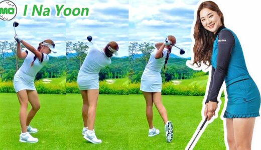 ユン・イナ Ina Yoon ﻿韓国の女子ゴルフ スローモーションスイング!!!