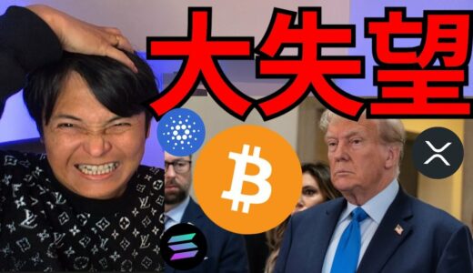 仮想通貨サミット失望でビットコイン下落、アルトコインさらにヤバイ