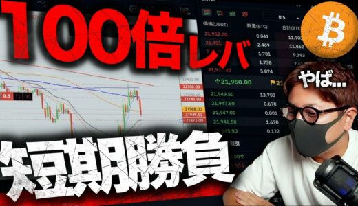 BTC100倍レバレッジでガチトレードやった結果…