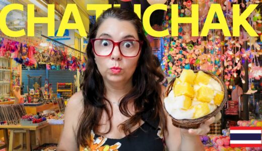 I Got Lost in THAILAND’S LARGEST MARKET 🇹🇭 Thai Food Tour