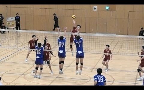 ハイキューVOM池田幸太 新井雄大 福岡大学 vs 東海大学 1セット目 全日本インカレ2018男子3回戦 男子バレーボール