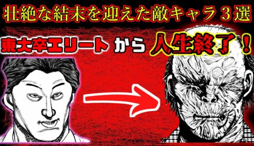 【バッドエンド】壮絶な結末を迎えた敵キャラ３選！【ゆっくり解説】