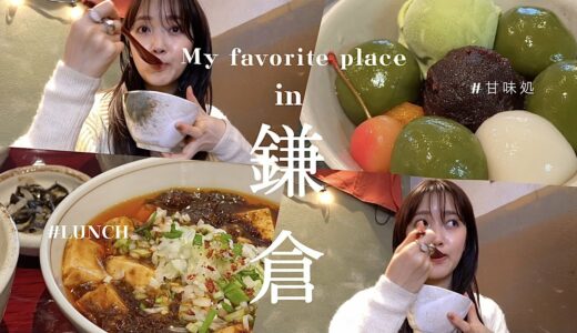 【鎌倉vlog】鎌倉生まれ、鎌倉育ち。私的おすすめスポット🍵🍴