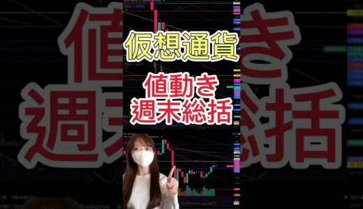 【仮想通貨】週末総括 チャート分析 BTC ETH XRP NASDAQ