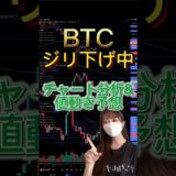 【BTC】ジリ下げ中 ビットコインチャート分析＆値動き予想