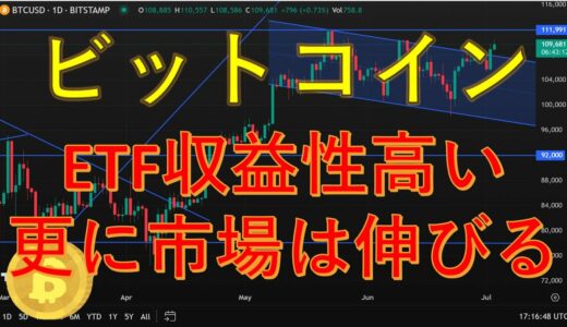 ビットコインETF　1年でS&PETFよりも高い需要と収益性！#206