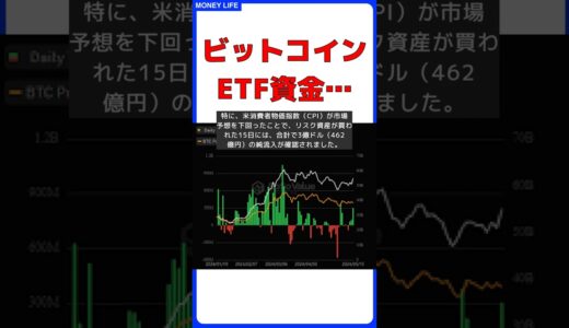 ビットコインETFに資金流入の理由 #short