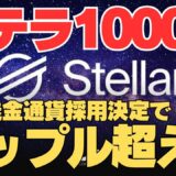 ステラルーメンの未来。国際送金通貨採用でリップル超え！？